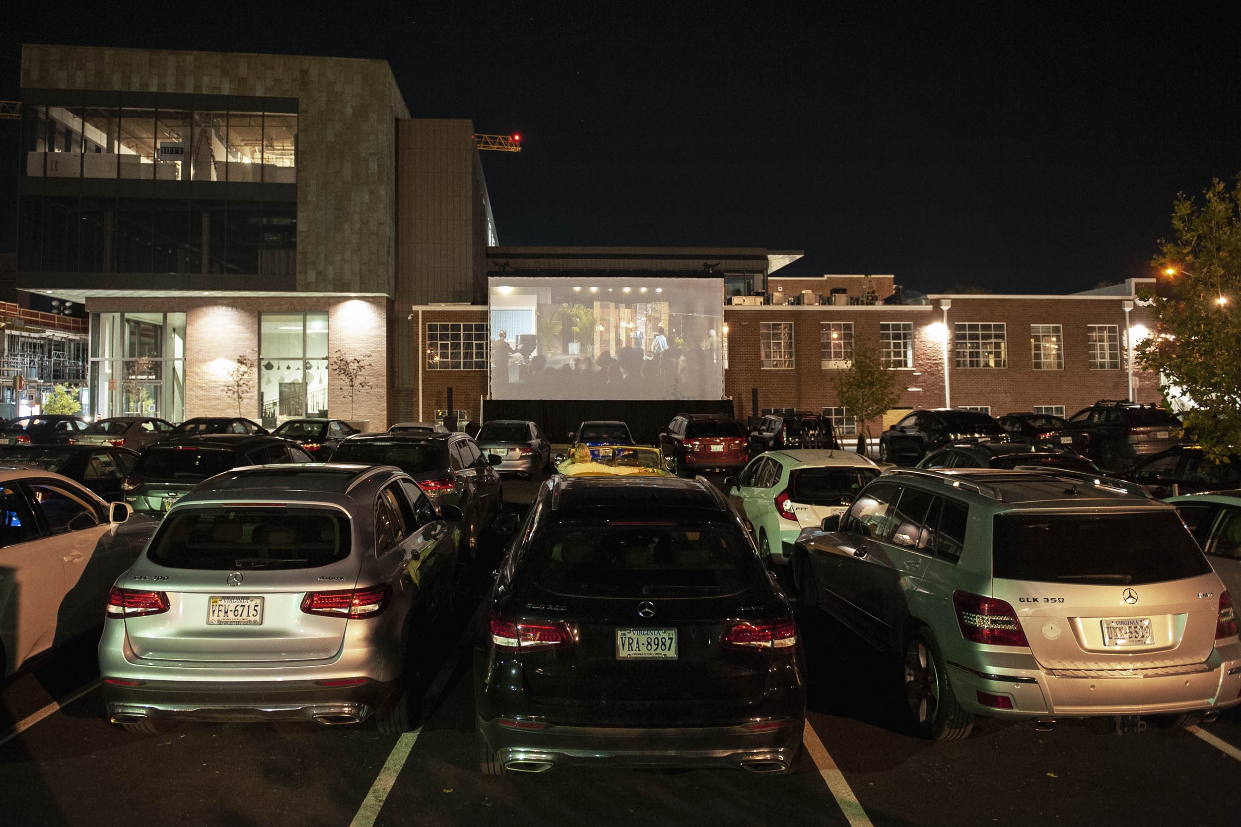 Cars at Dairy Market for VAFF Drive-In
